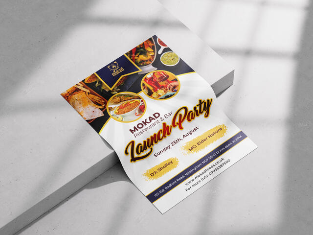 Launch Party A3 Poster