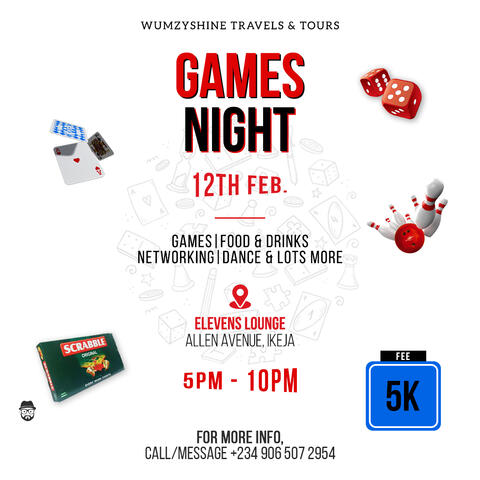 Games Night Flyer